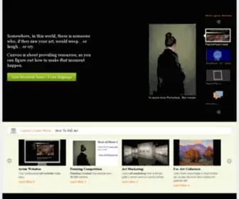 Canvoo.com(Create your Art Website) Screenshot