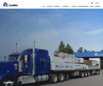 Canwel.com(Doman Building Materials Group Ltd) Screenshot