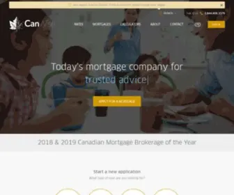 Canwise.com(Canada's Mortgage Brokers for Lower Rates) Screenshot