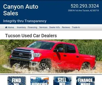 Canyonautotucson.com(Canyonautotucson) Screenshot