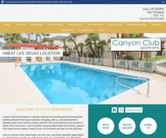 Canyonclublasvegas.com(Canyon Club Apartments) Screenshot