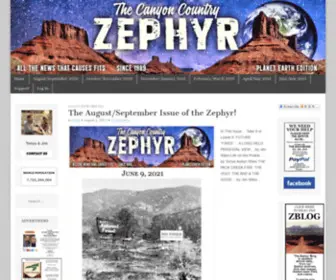 Canyoncountryzephyr.com(All the News) Screenshot