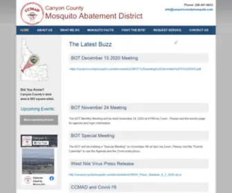 Canyoncountymosquito.com(Canyon County Mosquito Abatement District) Screenshot