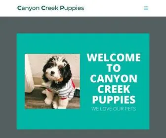 Canyoncreekpuppies.com(Canyon Creek Puppies) Screenshot