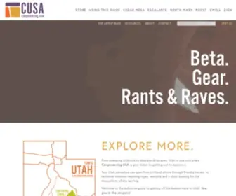 Canyoneeringusa.com(Canyoneering USA) Screenshot