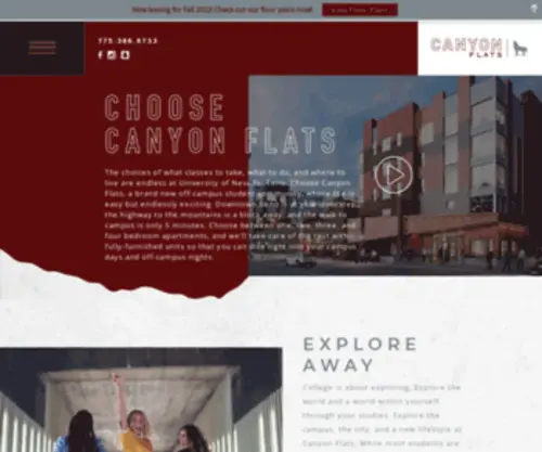 Canyonflatsreno.com(Canyon Flats) Screenshot