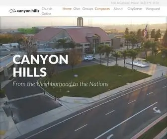 Canyonhills.com(Canyon Hills) Screenshot