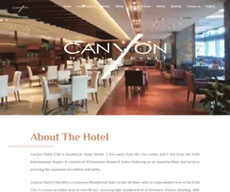 Canyonhotelerbil.com(Canyon Hotel) Screenshot