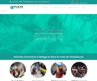 Canyoningmarbella.com(▷ Canyoning à Malaga et Activités d'aventures) Screenshot