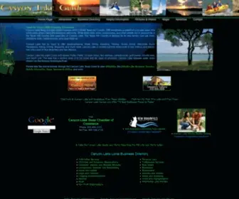 Canyonlakeguide.com(Canyon Lake Texas Information Guide) Screenshot