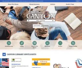 Canyonlibrary.org(City of Canyon) Screenshot