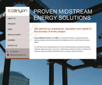 Canyonmidstream.com(Canyon Midstream Partners) Screenshot