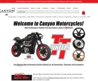 Canyonmotorcycles.com Screenshot