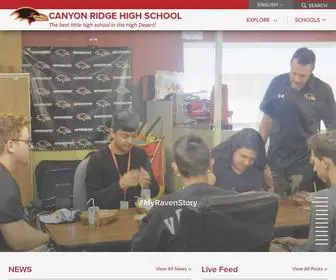Canyonridgehs.org(Canyon Ridge High School) Screenshot