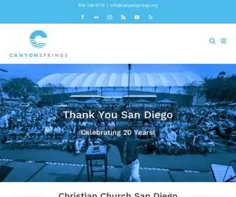 Canyonsprings.org(Canyon Springs) Screenshot