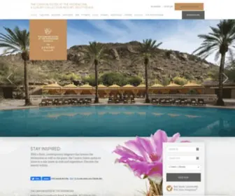 Canyonsuites.com(Scottsdale Resort) Screenshot