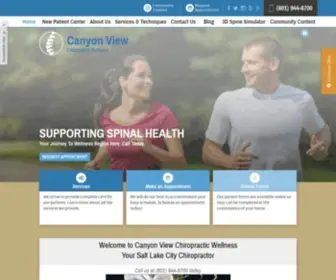 Canyonviewchiropractic.com(Canyon View Chiropractic) Screenshot