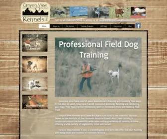 Canyonviewkennels.com(Canyon View Kennels) Screenshot