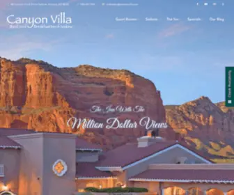 Canyonvilla.com(Sedona Bed and Breakfast) Screenshot