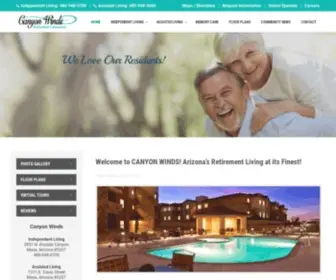 Canyonwindsretirement.com(Canyon Winds Retirement Community) Screenshot