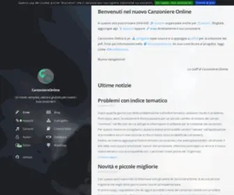 Canzoniereonline.it(CanzoniereOnline) Screenshot