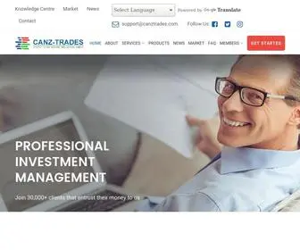 Canztrades.com(Forex/Crypto/Stocks/Oil & Gas/Real Estate) Screenshot