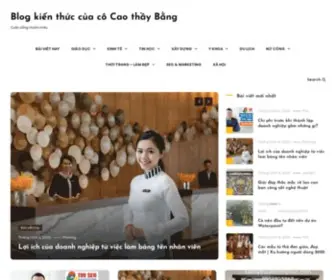 Caobangedu.vn(Trang chủ) Screenshot