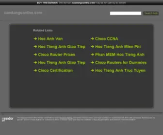 Caodangcantho.com(Sinh) Screenshot