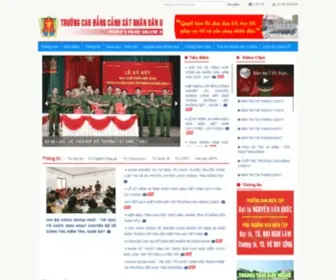 Caodangcsnd2.edu.vn(Trường Cao Đẳng Cảnh Sát Nhân Dân 2) Screenshot