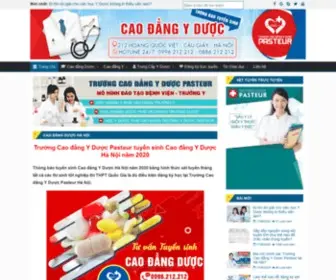 Caodangduochoc.edu.vn(Cao đẳng dược) Screenshot