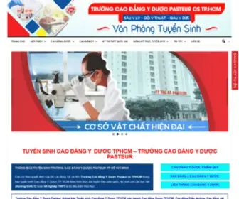 Caodangyduochcm.edu.vn(Cao) Screenshot