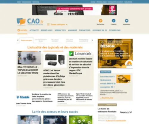 Cao.fr(Portail francophone) Screenshot