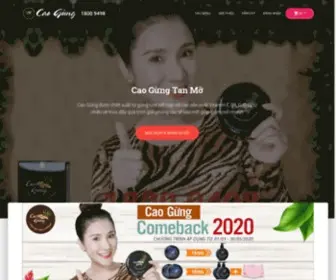 Caogungtanmo.net(Cao Gừng) Screenshot