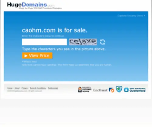 Caohm.com(Redirecting) Screenshot