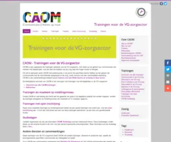 Caom.nl(Trainingen voor de VG) Screenshot