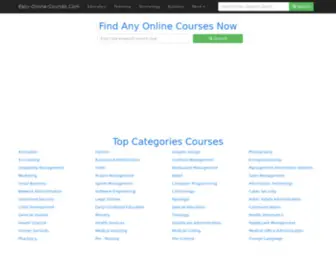 Caonlinecourses.com(The Best Online Courses) Screenshot