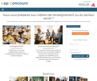 Cap-Concours.fr(Accueil) Screenshot