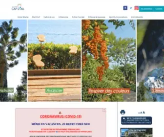 Cap-Dail.fr(Site Officiel de la Mairie de Cap d'Ail) Screenshot