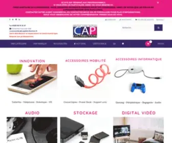 Cap-Distribution.eu(Distributeur et importateur en loisirs numérique) Screenshot