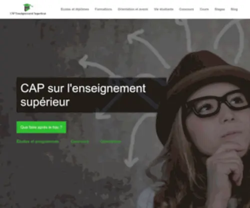 Cap-Enseignement-Superieur.fr(Cap Enseignement Supérieur) Screenshot