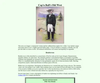 Cap-N-Ball.com(Cap'n Ball's Black Powder Info Page) Screenshot