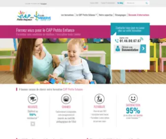 Cap-Petite-Enfance.com(CAP Petite Enfance par correspondance) Screenshot