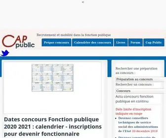 Cap-Public.fr(Fonction publique) Screenshot