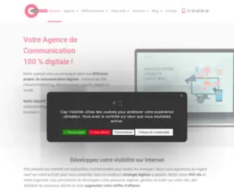 Cap-Visibilite.fr(Agence Communication Digitale Paris et Essonne) Screenshot