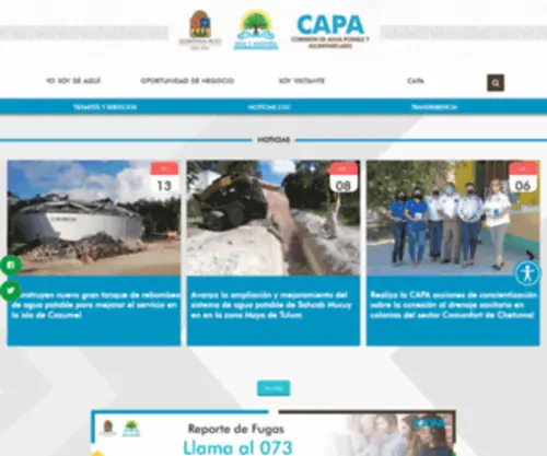 Capa.gob.mx(Portal del Gobierno) Screenshot