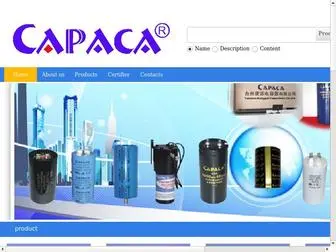 Capaca.com(Capacitors-Kangpai Capaca) Screenshot