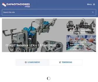 Capacitaciones.com.py(Capacitaciones Paraguay) Screenshot