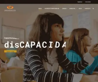 Capacitacioninclusiva.com(Capacitación) Screenshot
