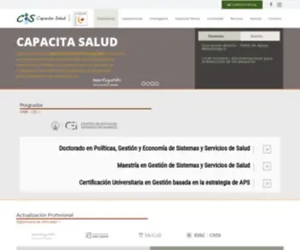 Capacitasalud.com(Cursos y posgrados para profesionales de la salud) Screenshot