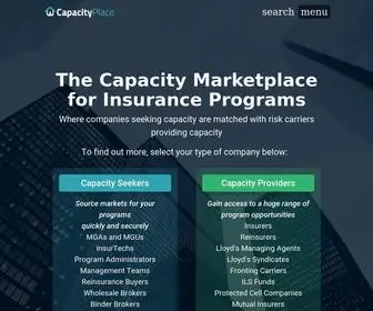 Capacityplace.com(Capacity Place) Screenshot